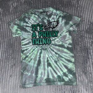 Women’s Philadelphia Eagles It’s A Philly Thing Small Green Tie-Dye Shirt